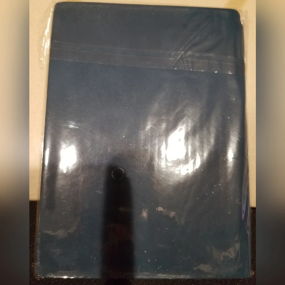 'Thank You For Being Awesome' Blue and Gold Floral Notebook